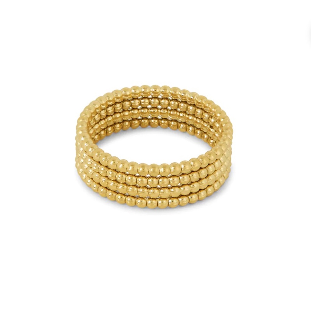 Elegant Gold and Silver Women's Ring Set